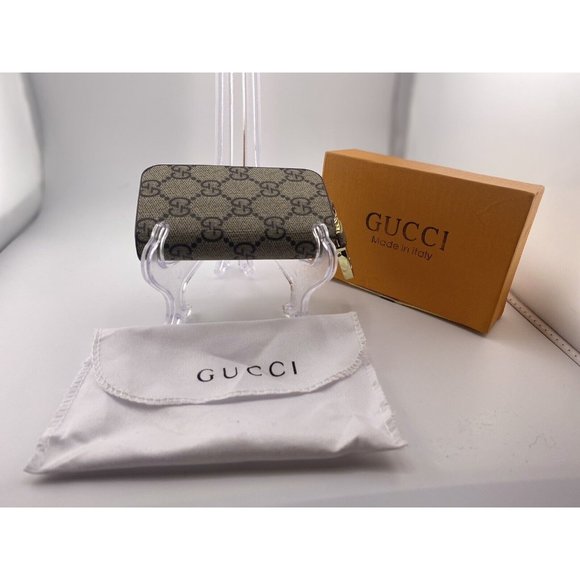Gucci Accessories - Gucci Supreme Canvas Coin Case And Key Chain With Dust Bag, Box